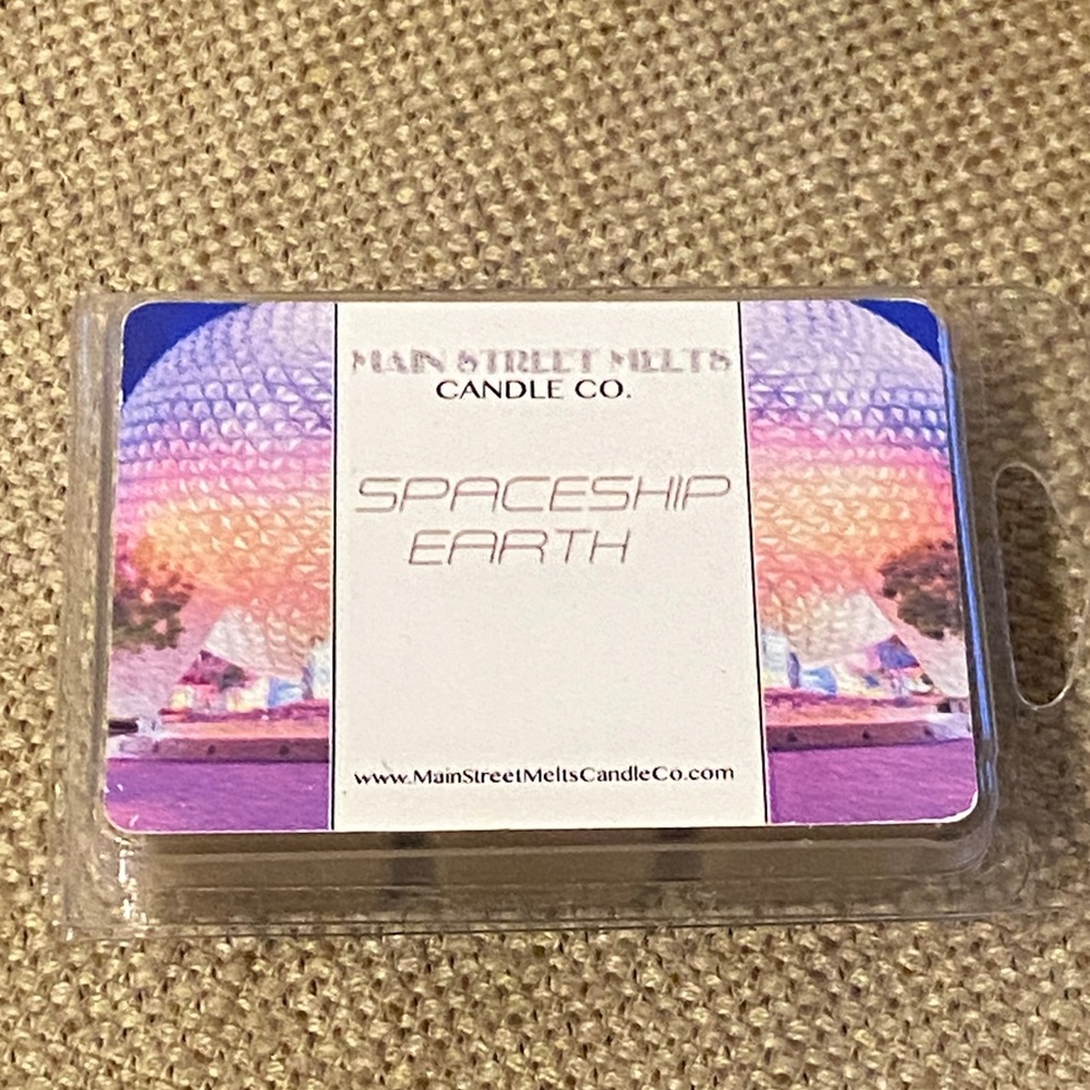 Main Street Melts Candle Company Spaceship Earth wax melts Disney Scents